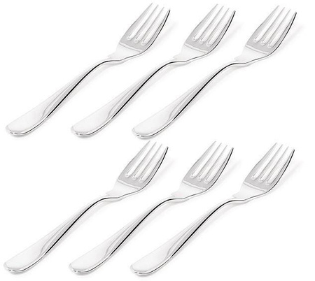 NUOVO MILANO - zestaw 6 widelców do ryb ALESSI