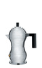 PULCINA - ciśnieniowa kawiarka z czarną rączką 70ml ALESSI
