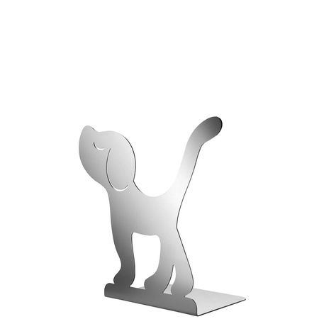 MONTPARNASSE - polerowana podpórka do książek pies ALESSI