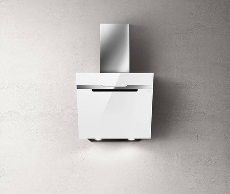 MAJESTIC WH/A/60 okap naścienny - białe szkło ELICA