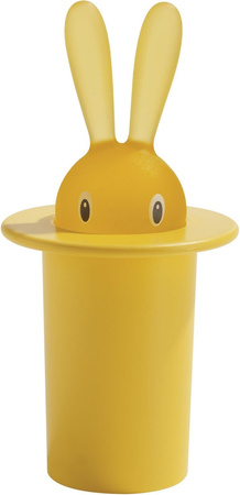 MAGIC BUNNY - żółty pojemnik na wykałaczki ALESSI