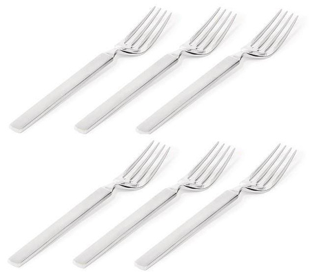 DRY - zestaw 6 widelców stołowych ALESSI