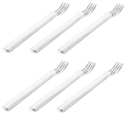 RUNDES MODELL - zestaw 6 widelców deserowych ALESSI