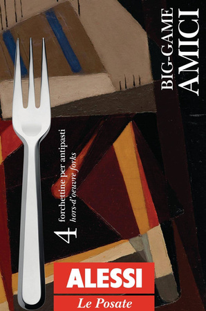 AMICI - zestaw 4 widelczyków do przystawek ALESSI