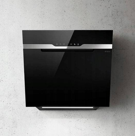 MAJESTIC NO DRIP BL/A/60 okap naścienny - czarne szkło ELICA