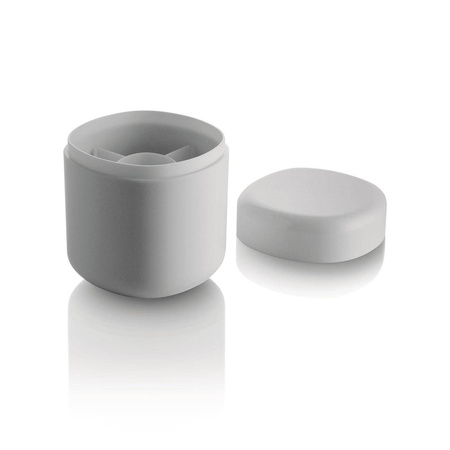 BIRILLO - pojemnik na patyczki higieniczne, biały ALESSI