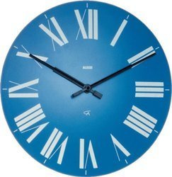 FIRENZE - niebieski zegar ścienny ALESSI