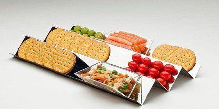 V TRAY - czarna taca ALESSI