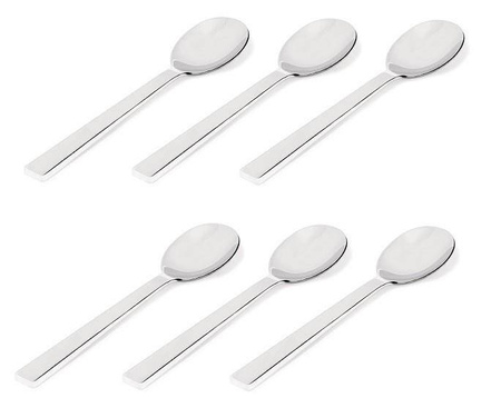 SANTIAGO - zestaw 6 łyżeczek deserowych ALESSI