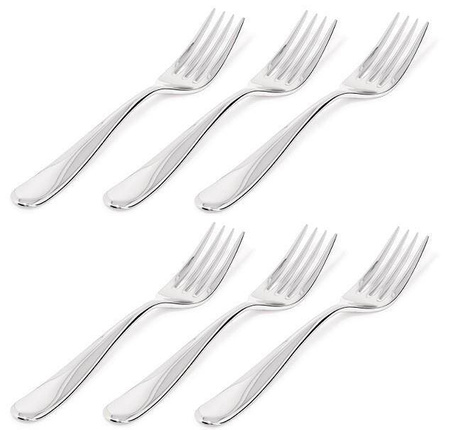 NUOVO MILANO - zestaw 6 widelców stołowych ALESSI
