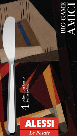 AMICI - zestaw 4 noży do masła ALESSI