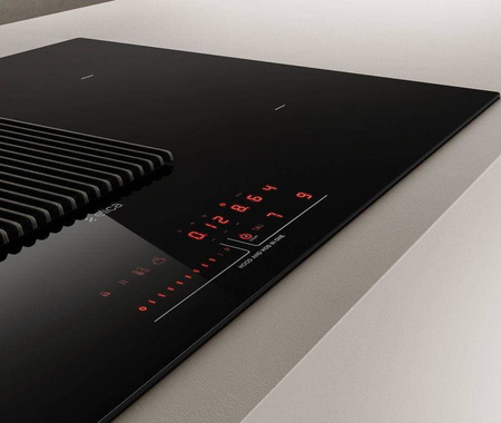 NIKOLATESLA PRIME BL/A/83 czarna płyta indukcyjna z wyciągiem ELICA